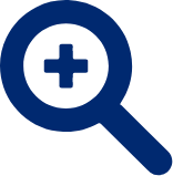 Illustrazione di una lente d'ingrandimento, rappresentante il dipartimento di ricerca di Eurofins Genoma e il suo impegno in pubblicazioni su prestigiose riviste internazionali.