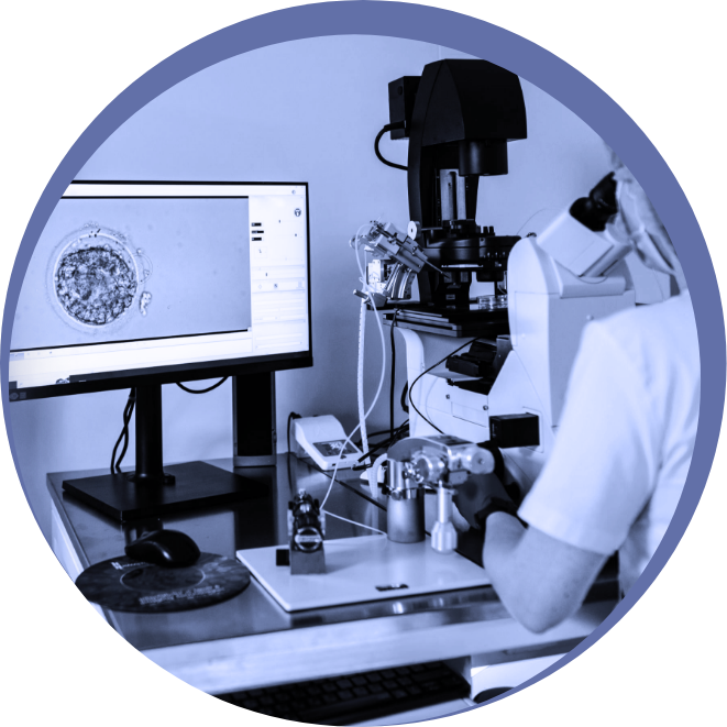 Immagine simbolica di precisione e innovazione tecnologica nei servizi offerti dai partner di Eurofins Genoma per i trattamenti PMA